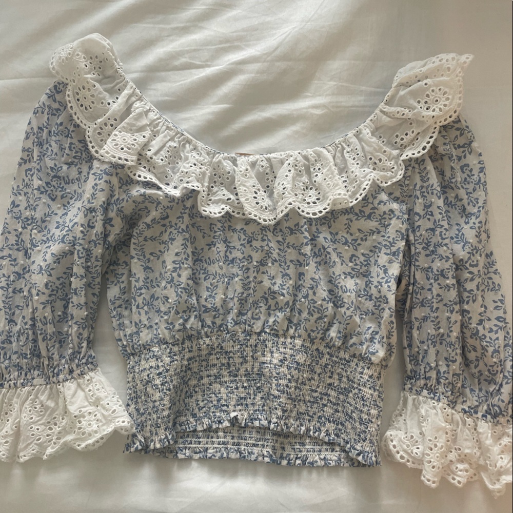 Wayf Frilly Top